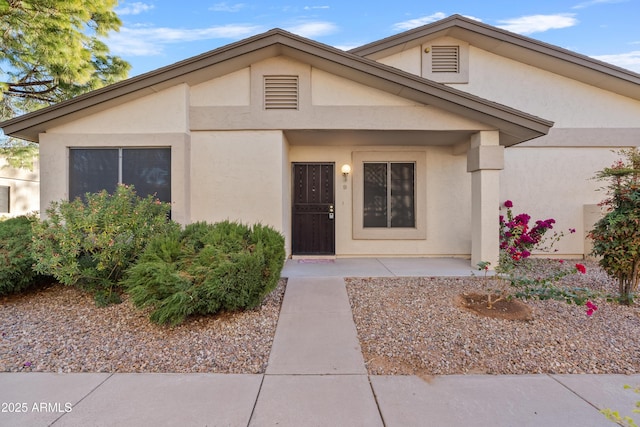 view of front of home