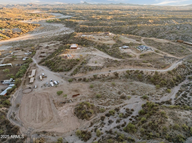 3874 Pura Vida Trl, Wickenburg, AZ 85390 - birds eye view of property featuring a mountain view