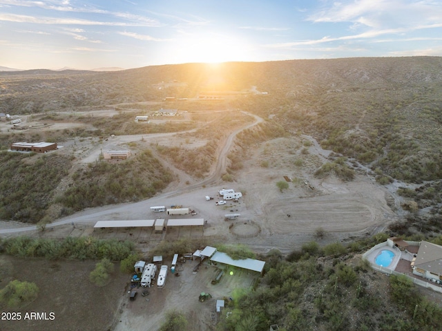 3874 Pura Vida Trl, Wickenburg, AZ 85390 - aerial view featuring a mountain view