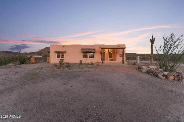 3874 Pura Vida Trl, Wickenburg, AZ 85390 - view of pueblo-style house