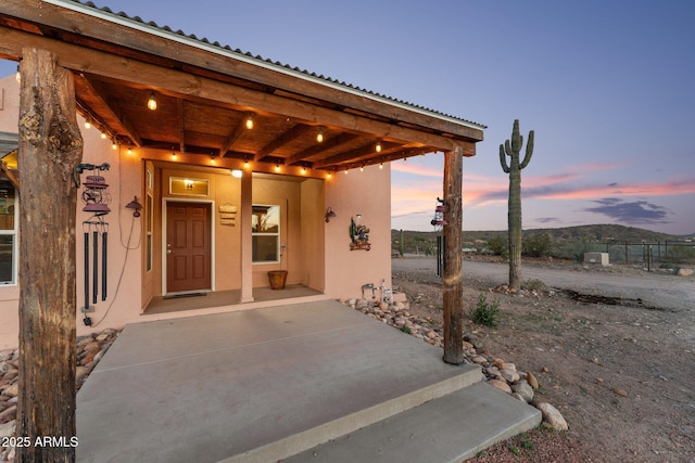 3874 Pura Vida Trl, Wickenburg, AZ 85390 - entrance to property with stucco siding