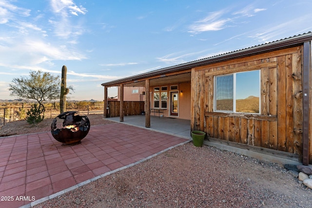 3874 Pura Vida Trl, Wickenburg, AZ 85390 - view of patio / terrace with fence
