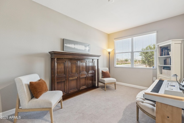 1281 W Highland Rd, San Tan Valley, AZ 85143 - sitting room with light colored carpet and baseboards