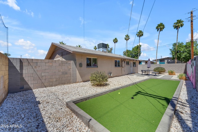 6943 E Granada Rd, Scottsdale, AZ 85257 - rear view of house featuring a fenced backyard and a patio area