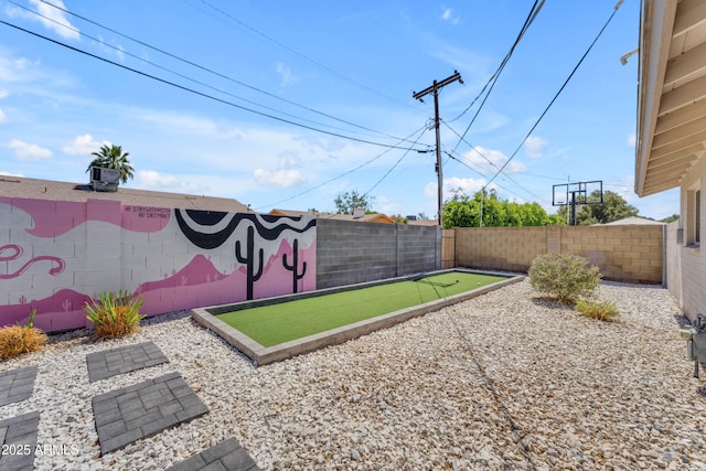 6943 E Granada Rd, Scottsdale, AZ 85257 - view of yard featuring a putting green