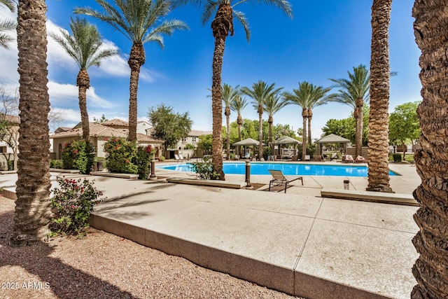 2631 S Sulley Dr Unit 106, Gilbert, AZ 85295 - community pool featuring a patio