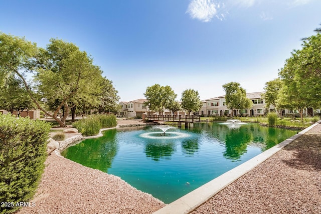 2631 S Sulley Dr Unit 106, Gilbert, AZ 85295 - view of swimming pool with a residential view and a water view