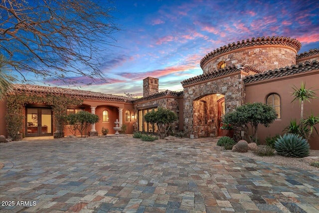 view of mediterranean / spanish-style home