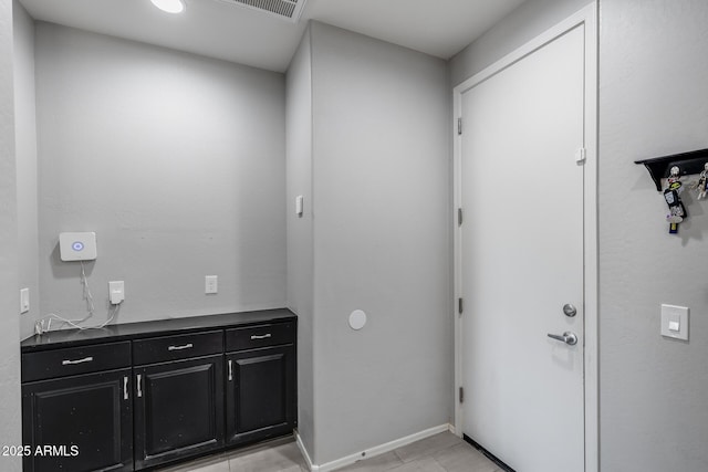 interior space featuring visible vents