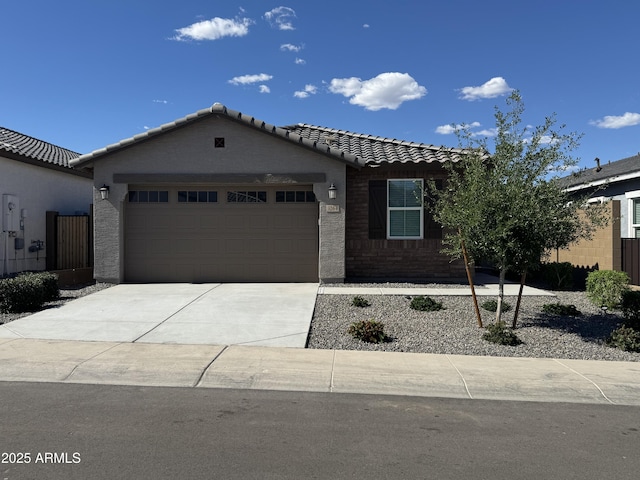 3264 W Caleb Rd, Phoenix, AZ 85083 - single story home featuring a tile roof, a garage, and driveway
