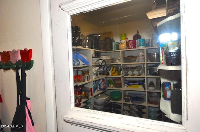 view of storage