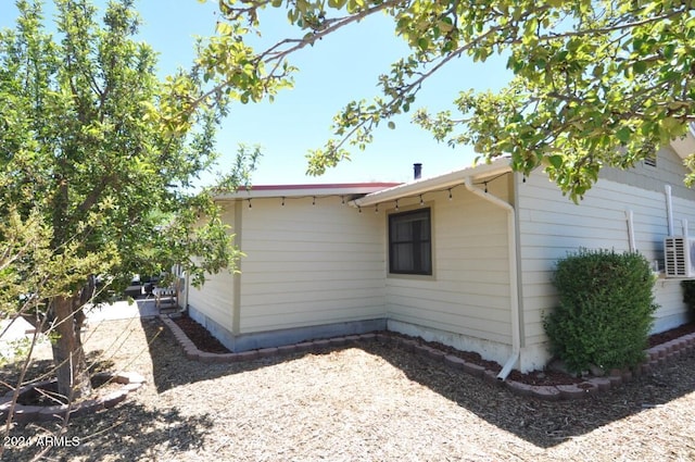 view of side of property