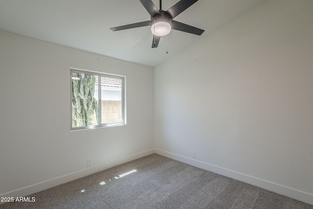 4248 E Jason Dr, Phoenix, AZ 85050 - empty room featuring ceiling fan, carpet flooring, and baseboards