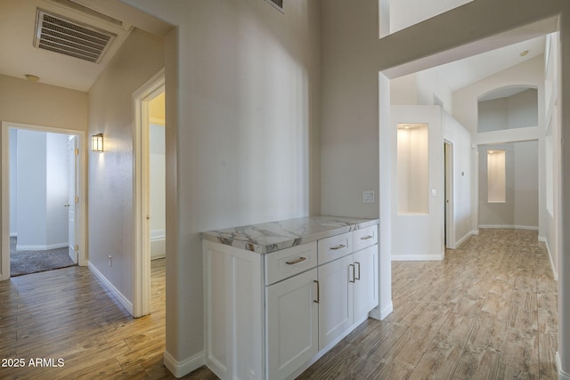 1826 W Oriole Way, Chandler, AZ 85286 - hallway with light wood-style flooring and baseboards