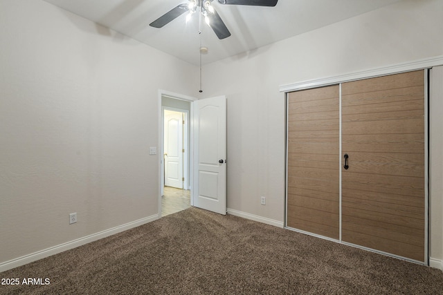 1826 W Oriole Way, Chandler, AZ 85286 - unfurnished bedroom featuring carpet floors, a closet, and ceiling fan