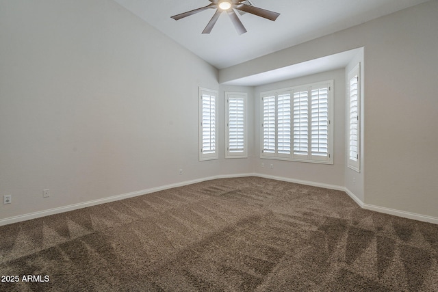 1826 W Oriole Way, Chandler, AZ 85286 - unfurnished room featuring carpet, ceiling fan, and lofted ceiling
