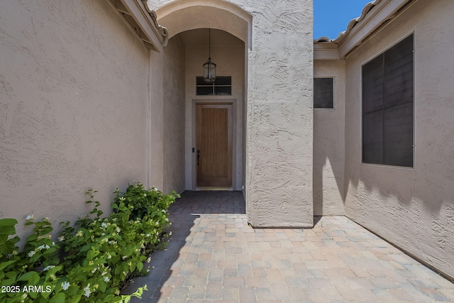 1826 W Oriole Way, Chandler, AZ 85286 - property entrance with stucco siding