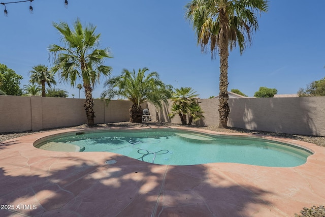 1826 W Oriole Way, Chandler, AZ 85286 - view of pool featuring a fenced backyard and a patio area
