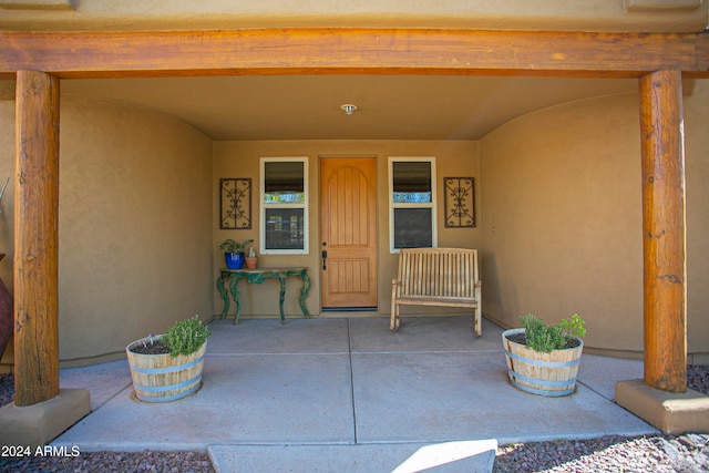 view of property entrance