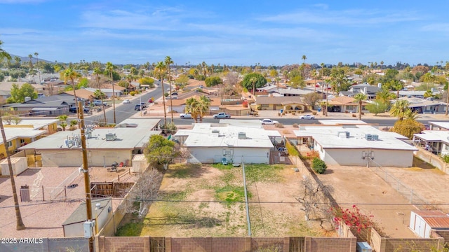 bird's eye view featuring a residential view