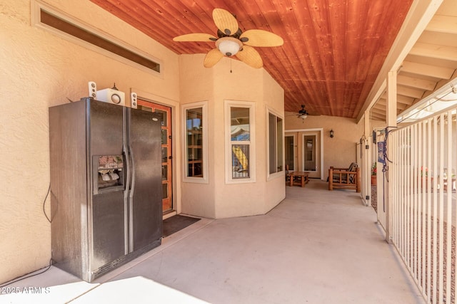 15825 N 45th St, Phoenix, AZ 85032 - view of patio / terrace with a ceiling fan