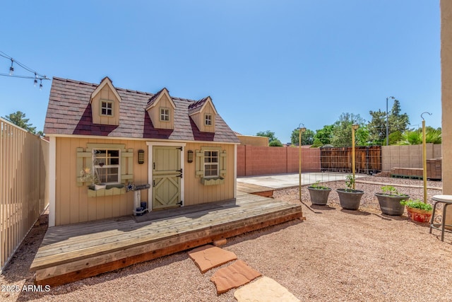 15825 N 45th St, Phoenix, AZ 85032 - view of outbuilding featuring a fenced backyard