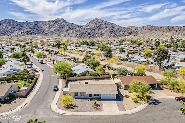 11210 S Bannock St, Phoenix, AZ 85044 - aerial view featuring a mountain view and a residential view