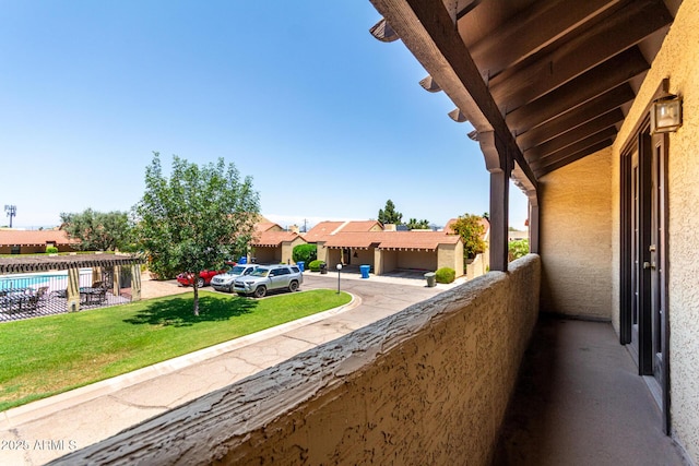 10235 N 31st St Unit 2, Phoenix, AZ 85028 - balcony with view of pool area