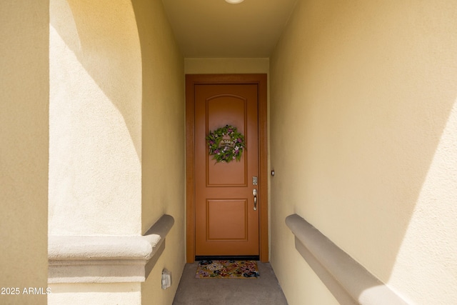 24226 N 22nd St, Phoenix, AZ 85024 - doorway to property featuring stucco siding