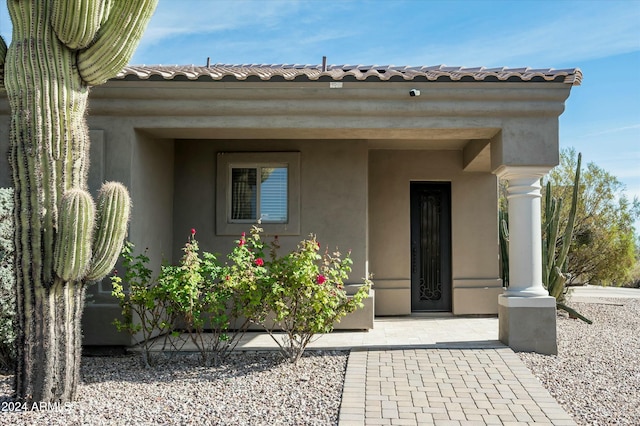 view of entrance to property