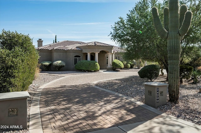 view of front of home