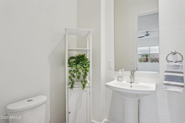 11872 W Duane Ln, Peoria, AZ 85383 - bathroom featuring toilet and ceiling fan