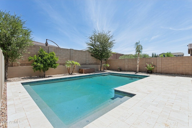 11872 W Duane Ln, Peoria, AZ 85383 - view of pool featuring a patio and a fenced backyard