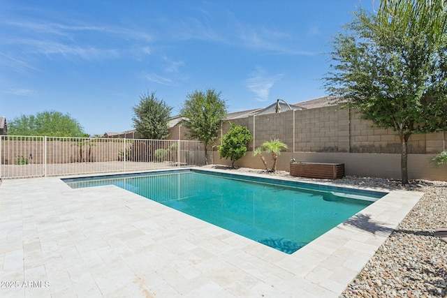 11872 W Duane Ln, Peoria, AZ 85383 - view of swimming pool featuring a fenced backyard and a patio