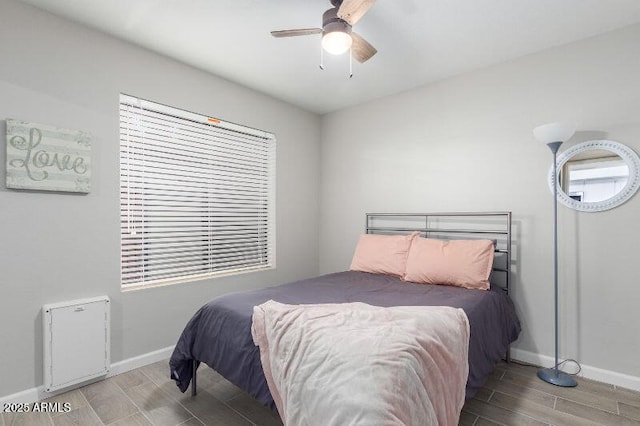 15610 N 29th St Unit 3, Phoenix, AZ 85032 - bedroom with wood finish floors and ceiling fan