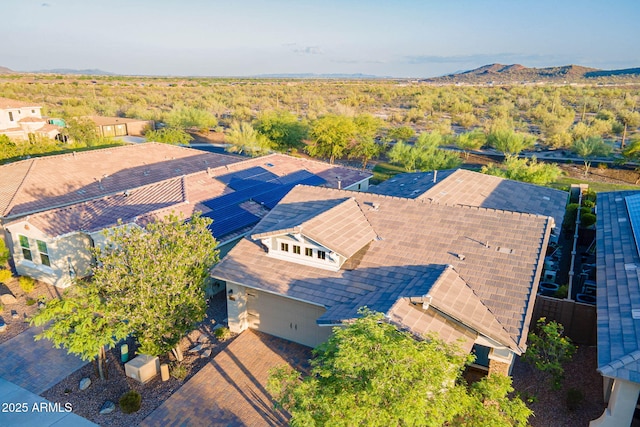 13719 W Amberwing St, Peoria, AZ 85383 - view from above of property with a mountainous background