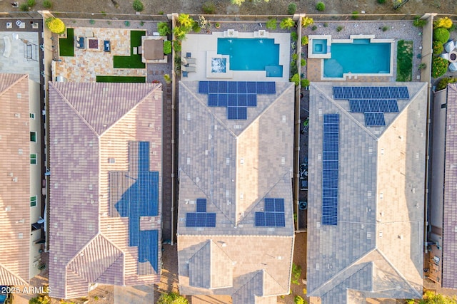 13719 W Amberwing St, Peoria, AZ 85383 - aerial view of a pool area