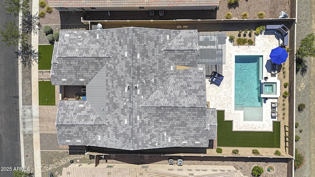 3118 E Gary Way, Phoenix, AZ 85042 - drone / aerial view of a pool area