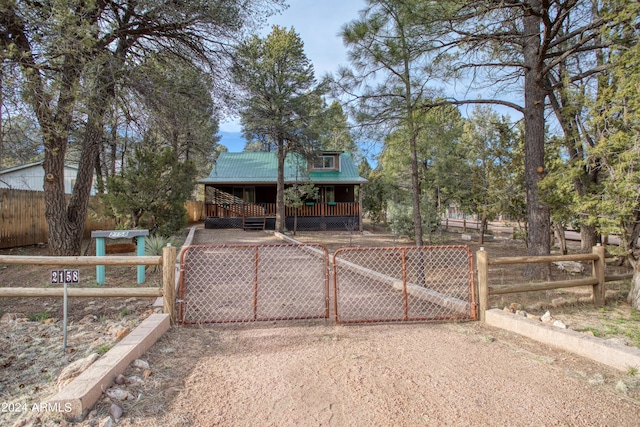 view of gate