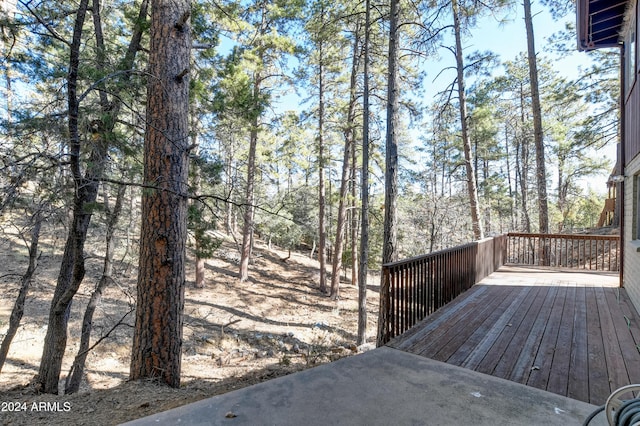 view of deck