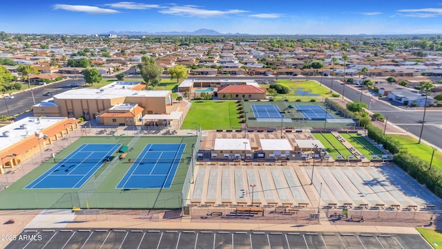 drone / aerial view featuring a residential view