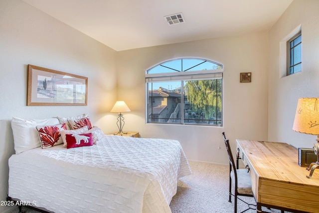 bedroom featuring carpet flooring