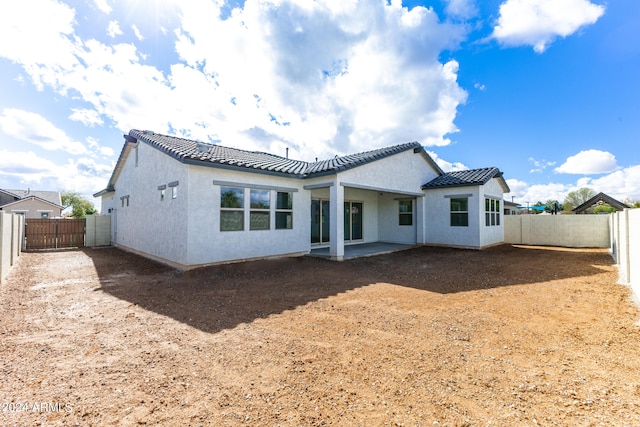 view of rear view of property