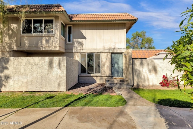 view of rear view of property