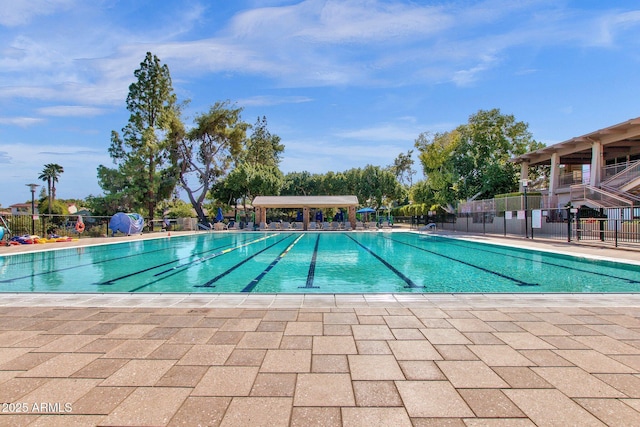 view of pool