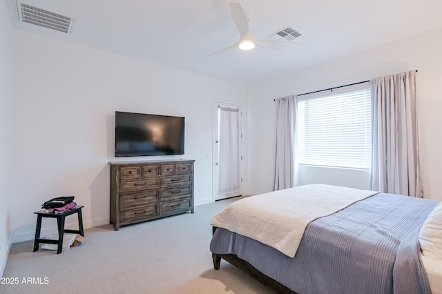 2513 E Pleasant Ln, Phoenix, AZ 85042 - bedroom featuring carpet, baseboards, and a ceiling fan