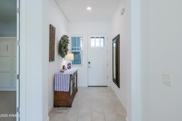 2513 E Pleasant Ln, Phoenix, AZ 85042 - foyer featuring baseboards and recessed lighting