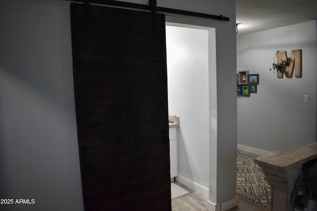 4755 E Gary St, Mesa, AZ 85205 - bathroom featuring baseboards and wood finished floors