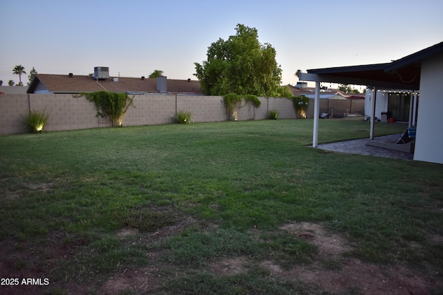 4755 E Gary St, Mesa, AZ 85205 - fenced backyard with a patio