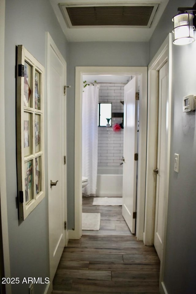 4755 E Gary St, Mesa, AZ 85205 - hallway with wood finished floors